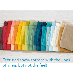 Linen Textures II: The Look of Linen but not the feel- Laundry Basket Quilts